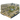Aerial view of a suburban area with houses, roads, and a park.