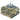 Model of a city with skyscrapers and residential areas on a transparent background